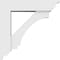 Ekena Millwork Standard Imperial Architectural Grade PVC Bracket With Traditional Ends, 5"W x 14"D x 14"H BKTP05X14X14IMP01 - alternate 4
